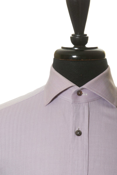 Tom Ford Light Purple Herringbone Dress Shirt