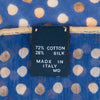 Drake’s Blue Polka Dot Pocket Square