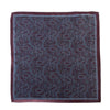 Tiger of Sweden Merlot Paisley Pocket Square