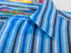 Robert Graham Blue Striped Shirt