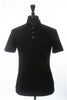 Canali Black Cotton Polo Shirt