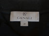 Canali Black Cotton Polo Shirt