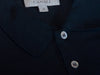 Canali Black Cotton Polo Shirt