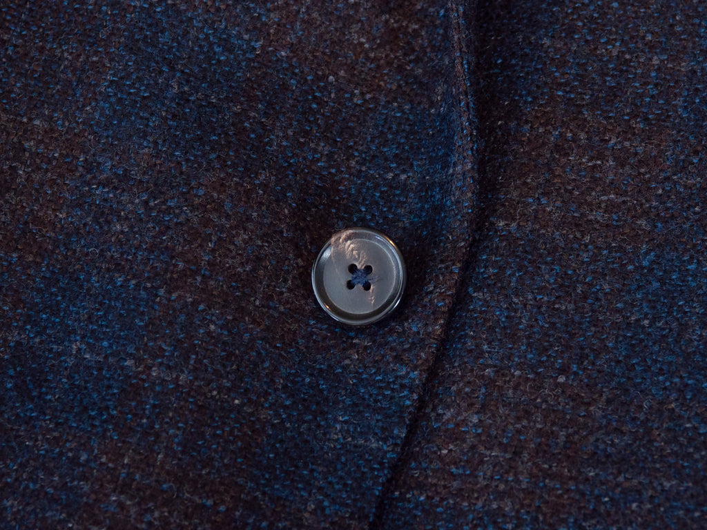 Pal Zileri Brown on Dark Blue Check Vincenza Blazer