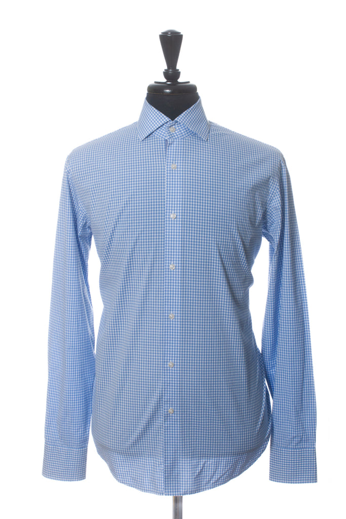 Hugo Boss Blue Check Regular Fit Shirt