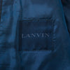 Lanvin Dark Grey Check Check Wool Cotton Suit