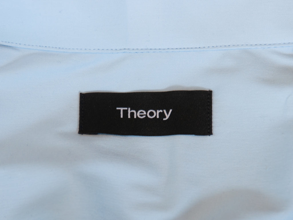 Theory Light Blue Sylvain Wealth Dress Shirt