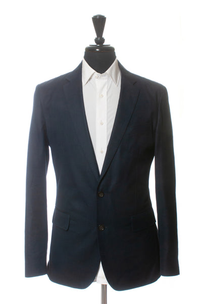 J.Crew Dark Blue Wool Cotton Ludlow Blazer