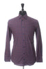 Eton Deep Red Check Contemporary Fit York Shirt