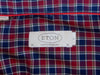 Eton Deep Red Check Contemporary Fit York Shirt