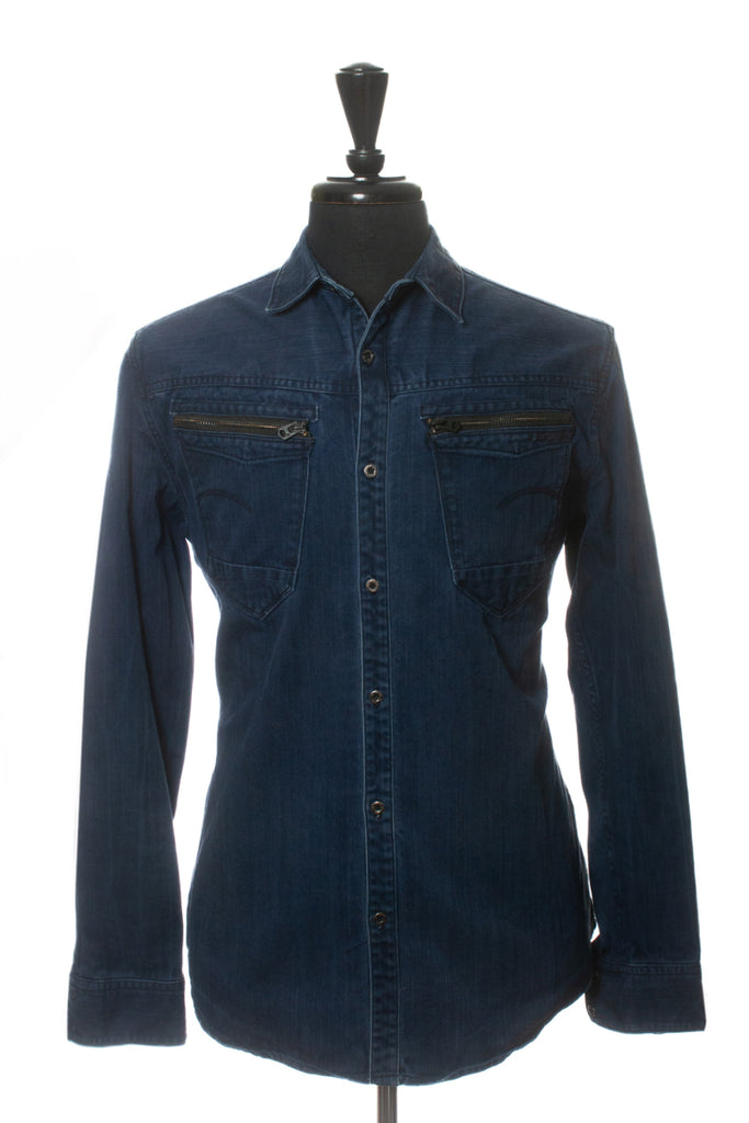 G-Star RAW Dark Blue Heavyweight Denim Shirt