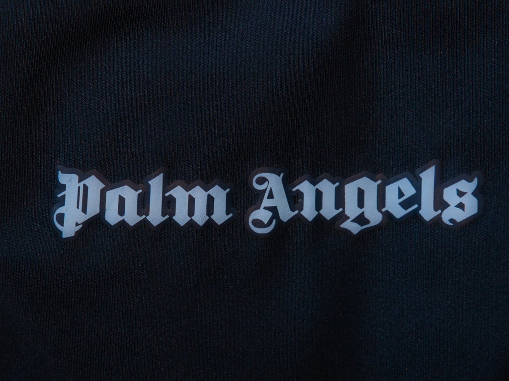 Palm Angels Pink on Navy Blue Logo Track Jacket