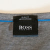 Hugo Boss Grey Striped Abruzzo Slim Fit T-Shirt