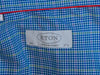 Eton Blue Check Contemporary Fit York Shirt