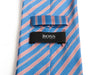 Hugo Boss Mint Green Striped Silk Tie