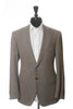 Canali Grey and Brown Check Blazer