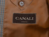 Canali Grey and Brown Check Blazer