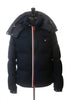 Moncler Blue Brazeau Wool Down Coat