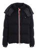 Moncler Blue Brazeau Wool Down Coat