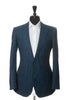 SuitSupply Blue Striped Flannel Suit