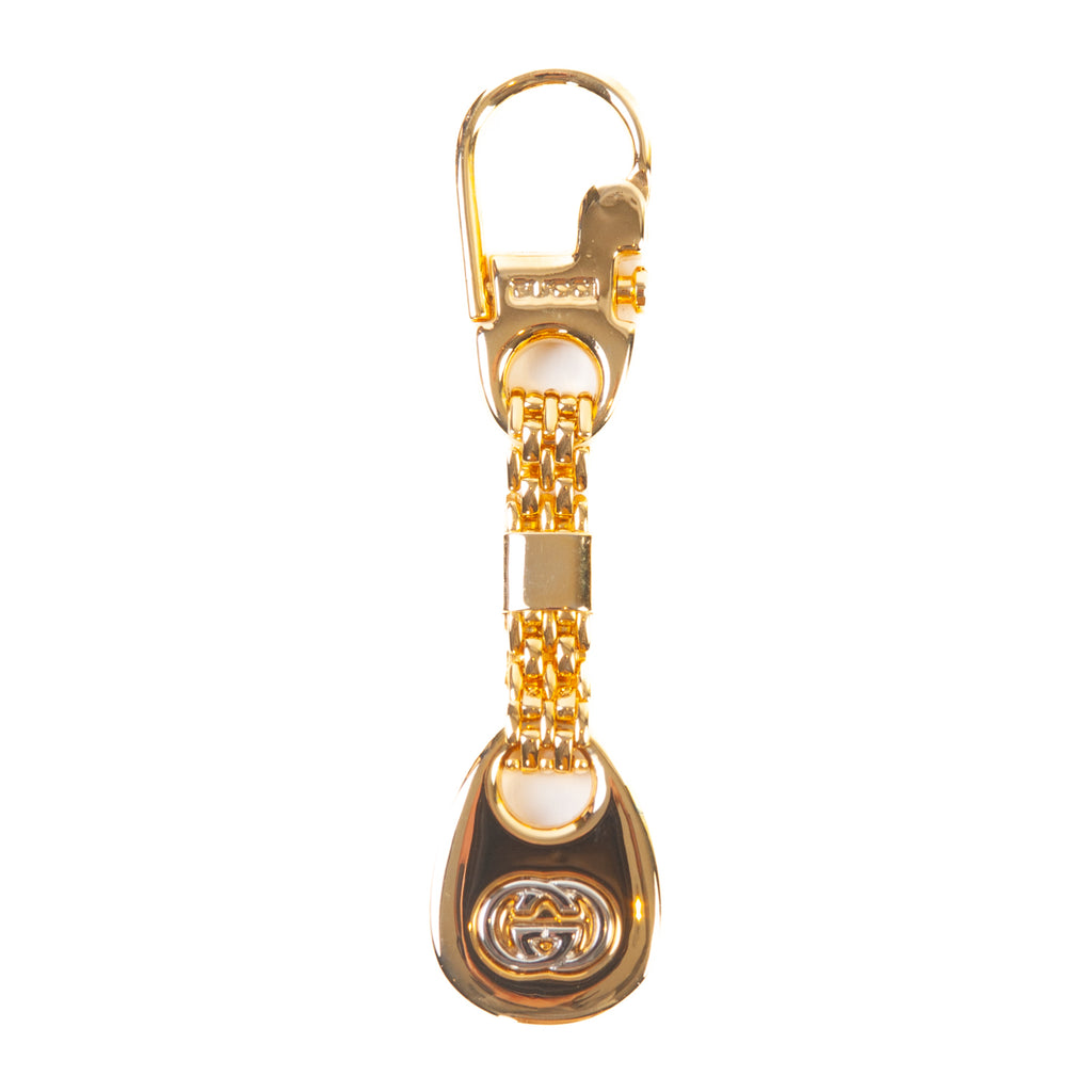 Gucci Vintage Gold Tone Keychain