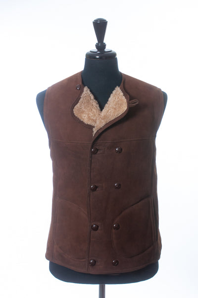 Unbranded Brown Shearling Vest