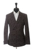 Corneliani Collection Grey Floral Print Jersey Reset Blazer