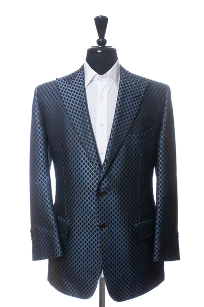 Tom Ford Blue Diamond Twill Basic Base B Dinner Jacket