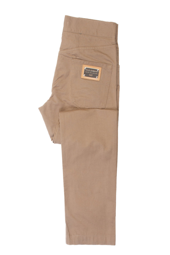 Dolce&Gabbana Brown 16 Classic Fit 5-Pocket Pants