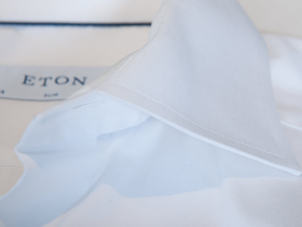 Eton White Slim Fit Shirt