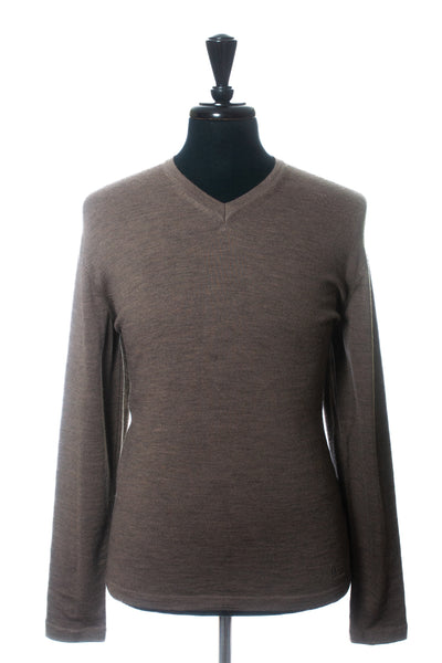 Hugo Boss Brown Wool Albin Sweater