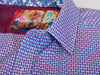 Robert Graham Purple Geo Patterned Classic Fit Shirt