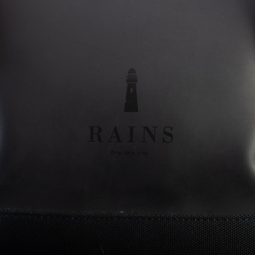 Rains Black Small Backpack