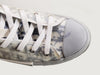 Dior White Oblique Canvas High Top Sneaker