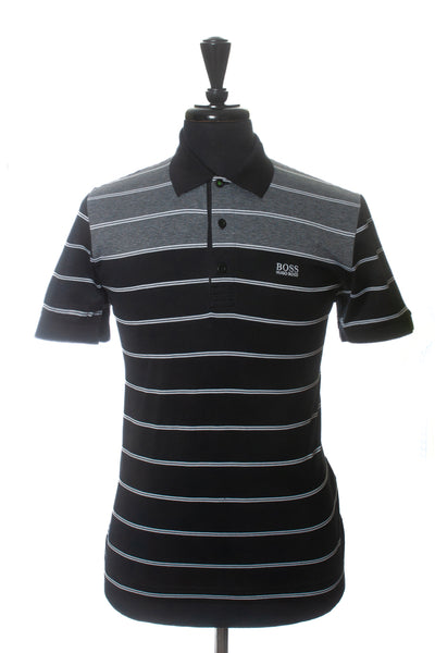 Hugo boss striped polo shirt best sale