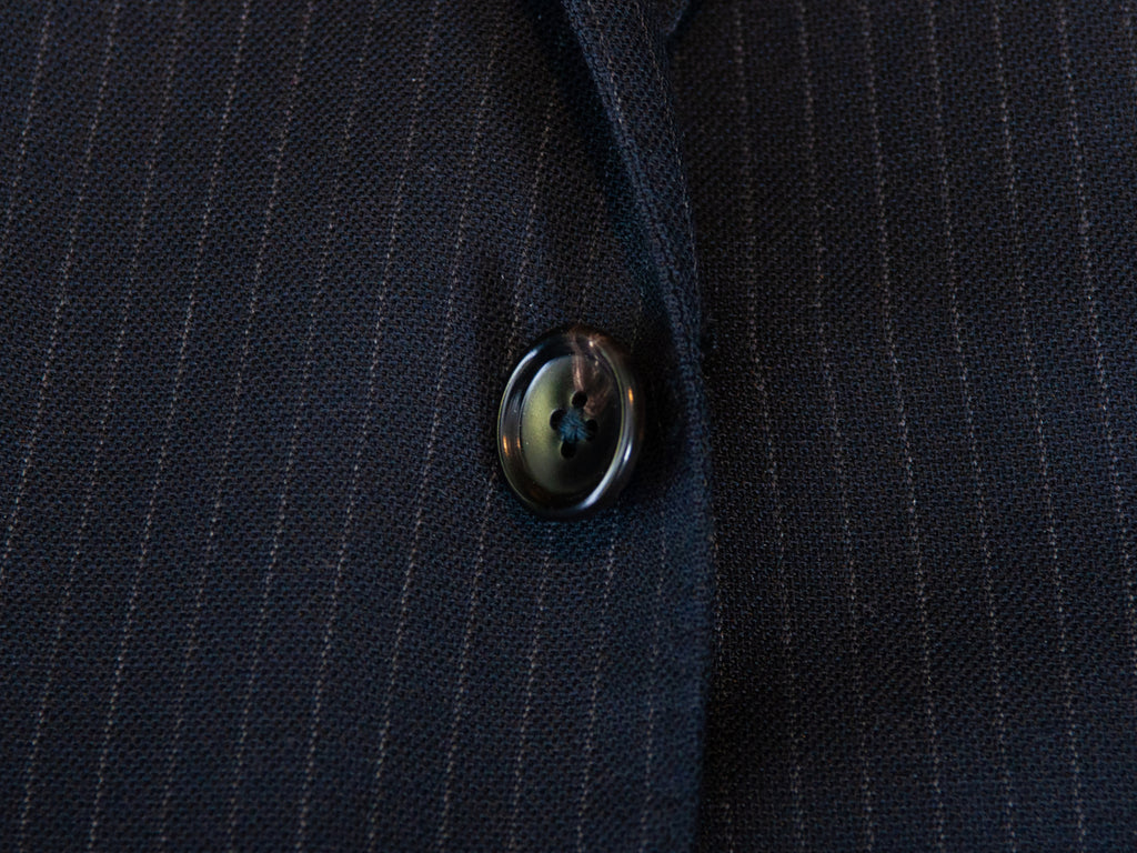 Tom Ford Black Striped Silk Wool O’Connor Suit