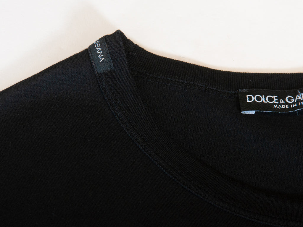 Dolce & Gabbana Black Long Sleeve T-Shirt