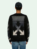 Off-White Black Brushed Mohair Sweater