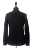 Reiss Brown Boiled Wool Cambeck Crewneck Sweater