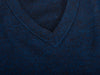 Theory Blue Piccard Cashwool V-Neck Sweater