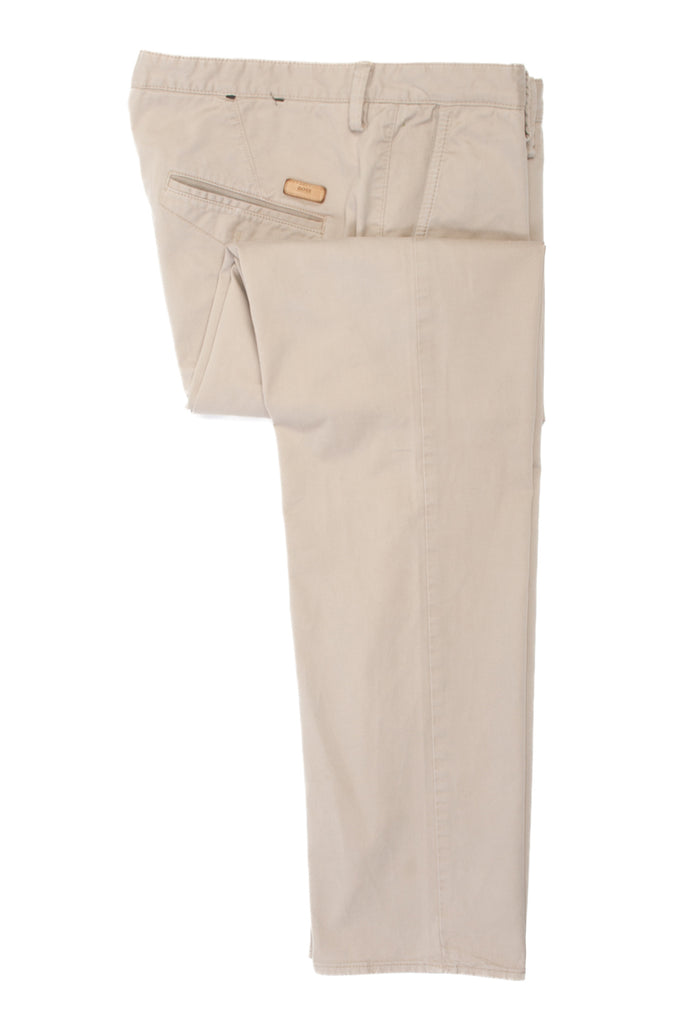 Hugo Boss Beige Rice-1D Modern Essential Chinos