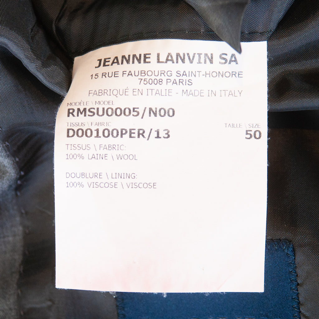 Lanvin Grey Wool Suit