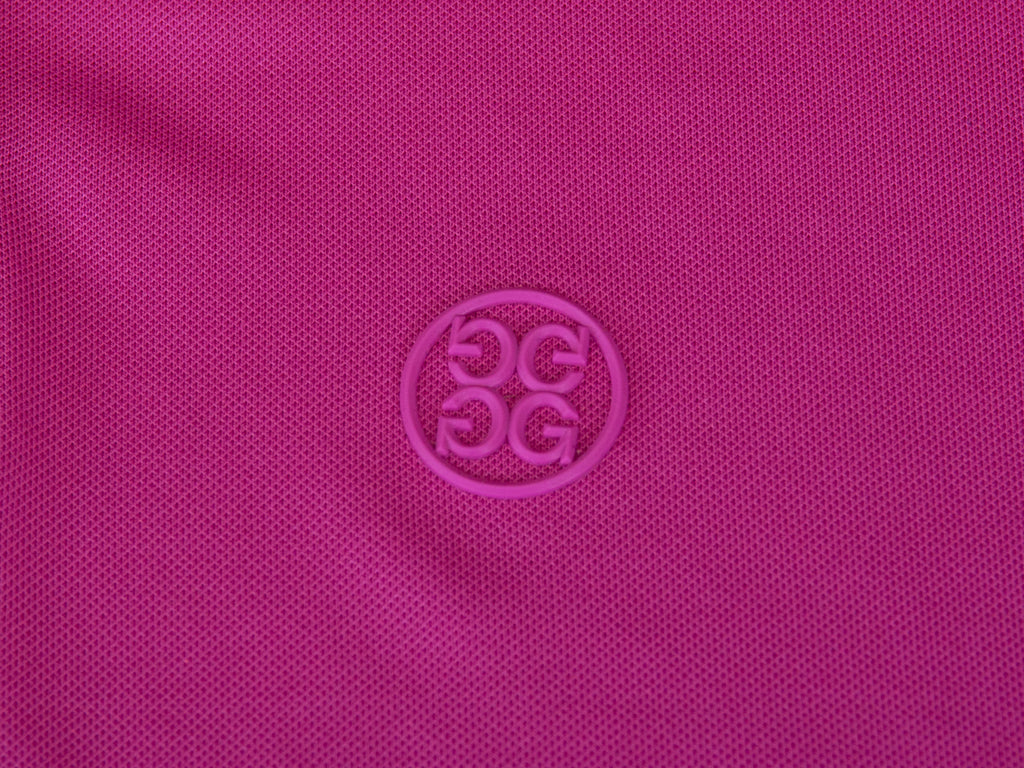 G-Fore Fuchsia Tipped Polo Shirt