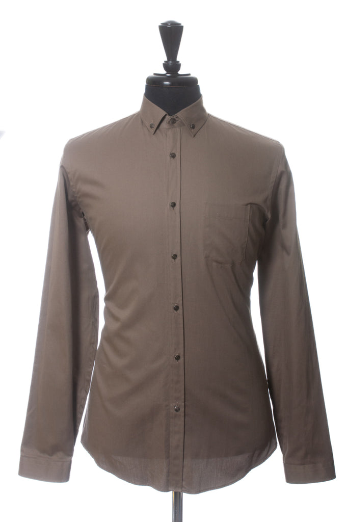 Gucci Brown Slim Fit Shirt