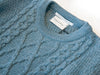 Peregrine Seafoam Picton Cable Knit Sweater