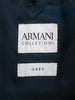 Armani Collezioni Dark Blue Houndstooth Grey Line Blazer