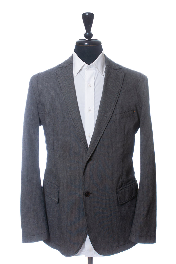 Hugo Boss Grey Herringbone Bill-W Blazer