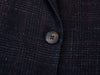 Luigi Bianchi Sartoria Merlot Check Wool Linen Blazer