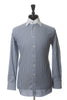 Eton Blue Striped Contrast Collar Contemporary Fit Pinpoint Shirt