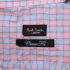 Paul Smith Blue and Pink Check Classic Fit Shirt